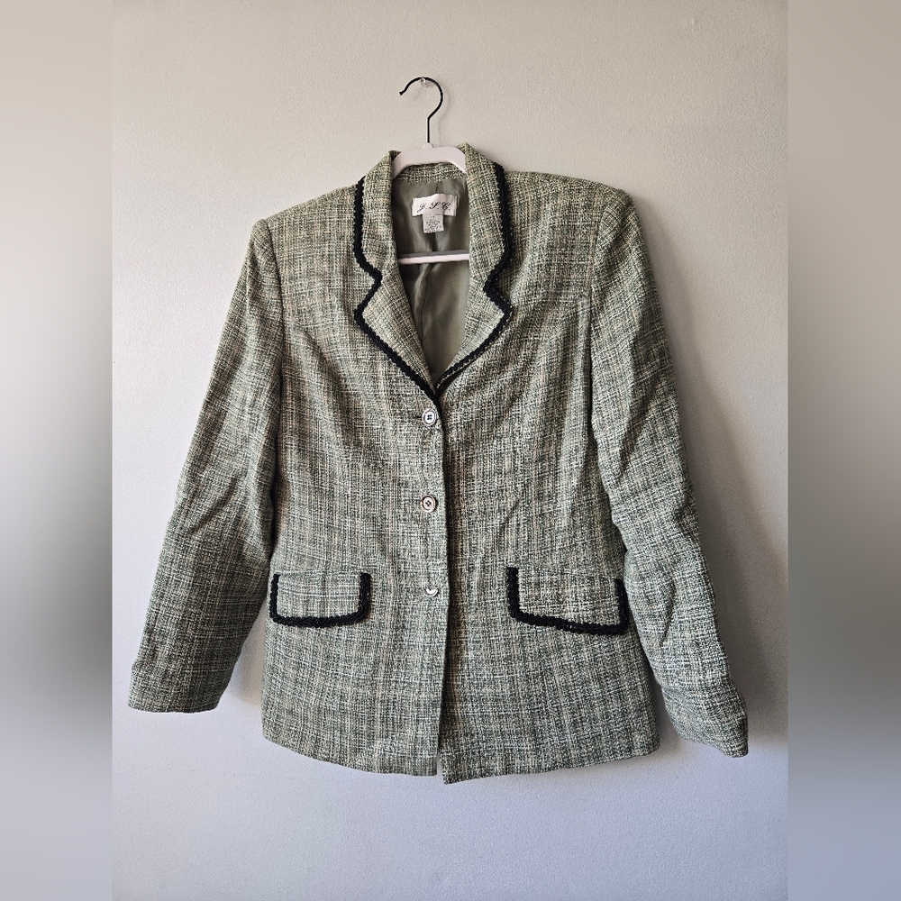 Vintage J.S.P Green Tweed Jacket 12